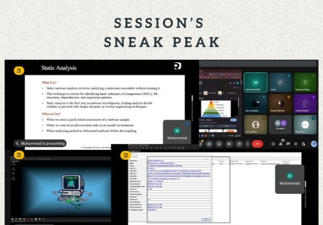 Session sneak peek. static analysis